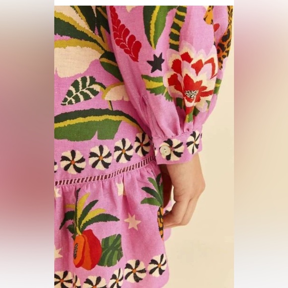 NWT Farm Rio leopard forest mini dress - Picture 7 of 8